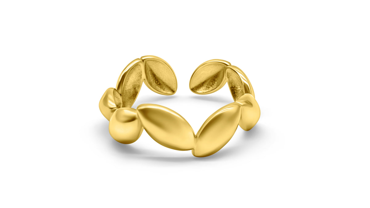 Golden Petal Ring
